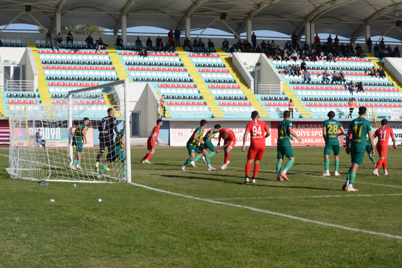 AKSARAYSPOR KENDİ SAHASINDA FARKLI