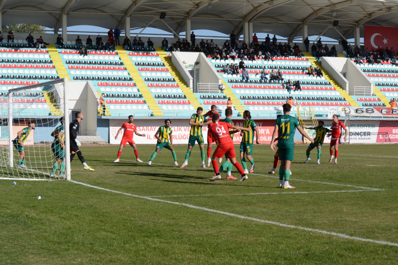 AKSARAYSPOR KENDİ SAHASINDA FARKLI