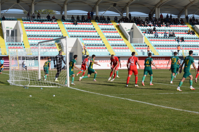 AKSARAYSPOR KENDİ SAHASINDA FARKLI