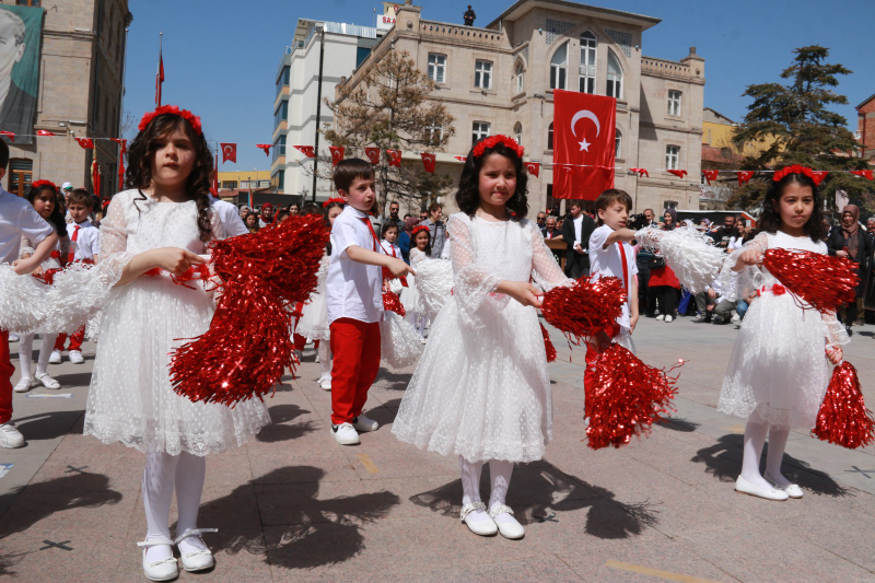 23 Nisan’ın Coşkusunu Çocuklar Yaşattı