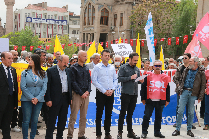 1 Mayıs İşçi Bayramı’nda Aksaray Meydanlara Döküldü