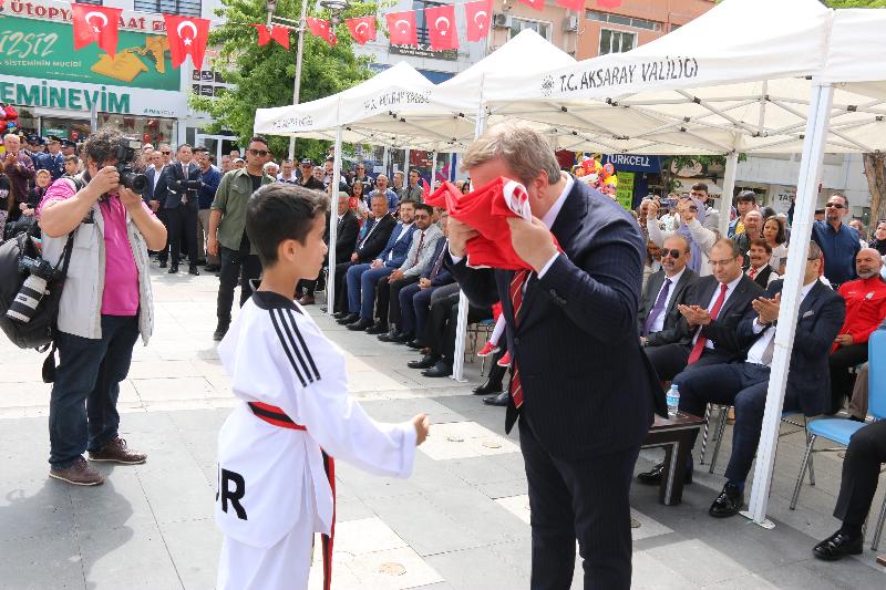 Aksaray 19 Mayıs'ı Coşkuyla Kutladı: Milli Mücadele'nin Ateşi 104 Yıl Önce Yandı