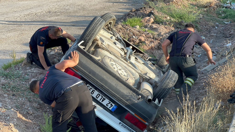 Hurdaya Dönen Araçtan Burnu Dahi Kanamadan Çıktı