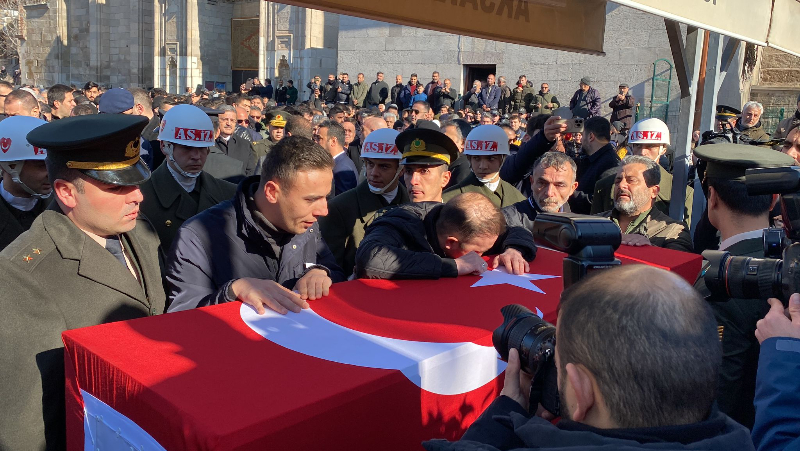 Aksaraylılar, Şehidini Gözyaşları İçinde Son Yolculuğuna Uğurladı