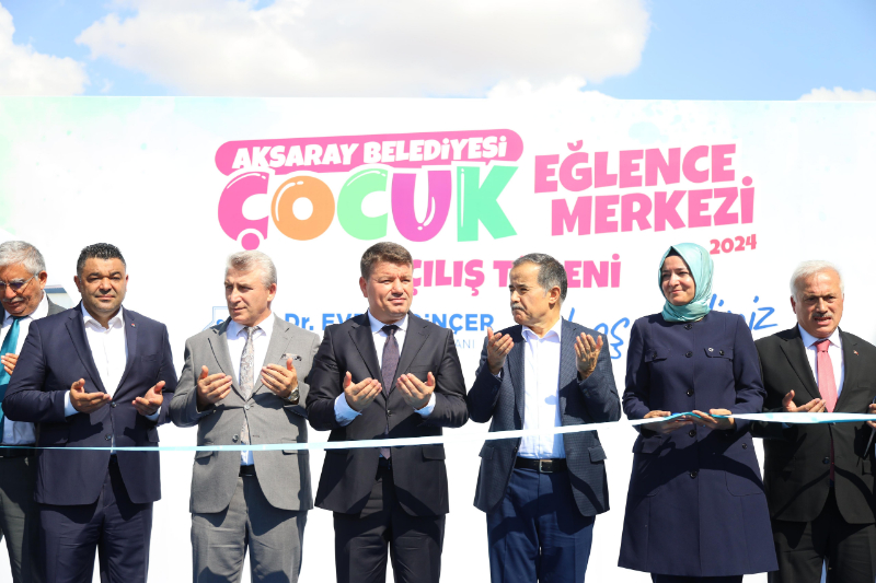 AKSARAY’IN ÇOCUKLARININ YÜZÜNÜ GÜLDÜRECEK ÇOCUK EĞLENCE MERKEZİ AÇILDI