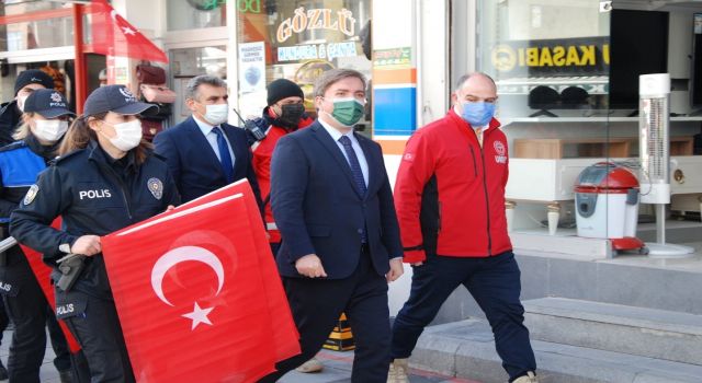 Aksaray bu gece İstiklal Marşı okuyor