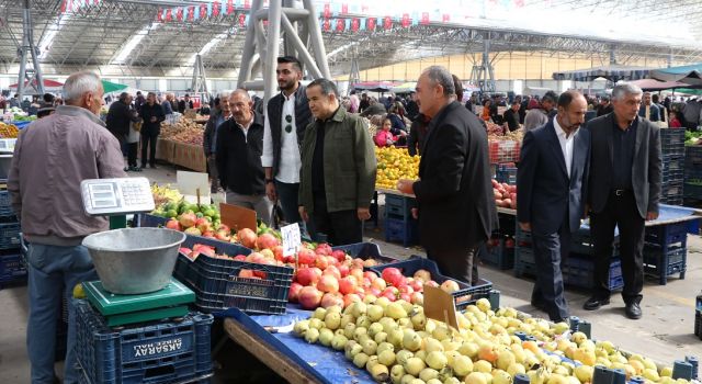  Milletvekili Aydoğdu Ve Başkan Altınsoy’dan Semt Pazarı Ziyareti