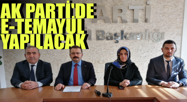 Ak Parti'de E-Temayül Yapılacak