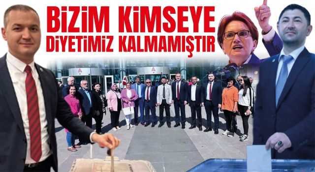 Bizim Kimseye Diyetimiz Kalmamıştır