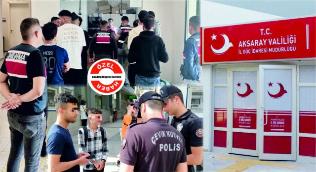 Aksaray'da 480 Düzensiz Göçmen Sınır Dışı Edildi