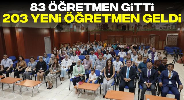 83 Öğretmen Gitti 203 Yeni Öğretmen Geldi