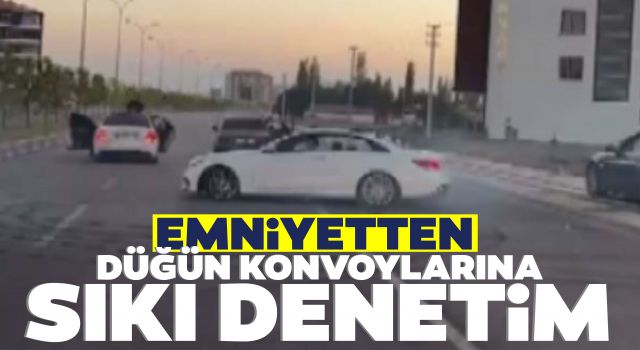 Emniyetten Düğün Konvoylarına Sıkı Denetim