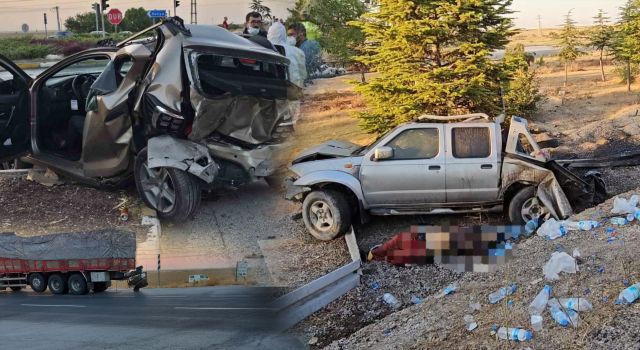 Lastiği Patlayan Tır Felakete Sebep Oldu: 2 Ölü 2 Yaralı