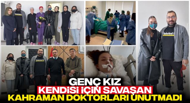 Genç Kız, Kendisi İçin Savaşan Kahraman Doktorları Unutmadı