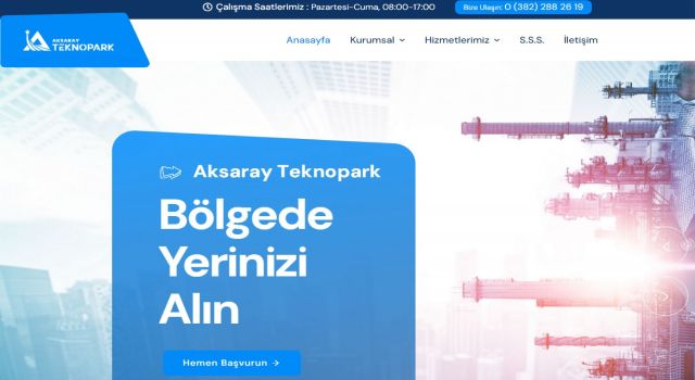 Aksaray Teknopark Ön Başvuruları Almaya Başladı