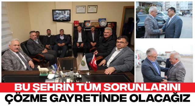 "Bu Şehrin Tüm Sorunlarını Çözme Gayretinde Olacağız"