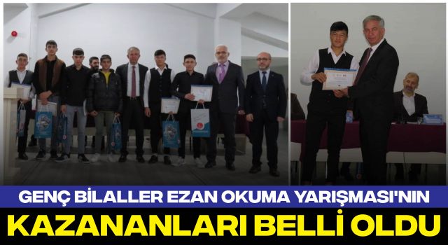 Genç Bilaller Ezan Okuma Yarışması'nın Kazananları Belli Oldu