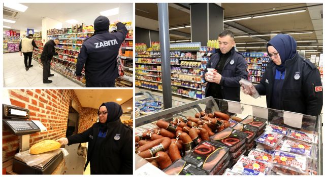 Zabıta Ekipleri Marketleri Didik Didik İnceledi