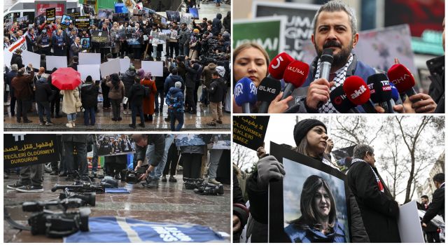 10 Ocak'ta Gazeteciler, Ankara'da Gazze Eyleminde Buluştu