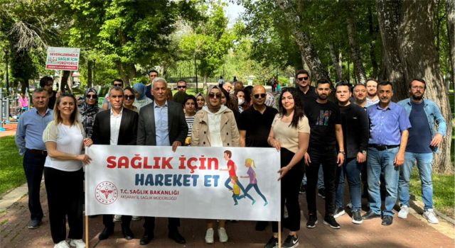 Dünya Sağlık İçin Hareket Günü’nde Adımlar Atıldı