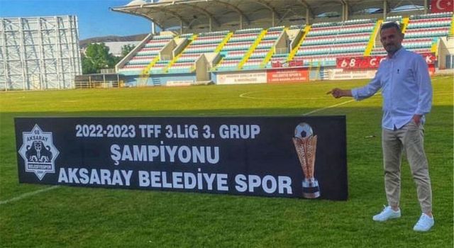 Aksarayspor’un Kulüp Müdürü San, Türkiye’de İlk Oldu