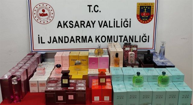 MİLYONLUK PARFÜM KAÇAKÇILIĞINA JANDARMA ENGELİ