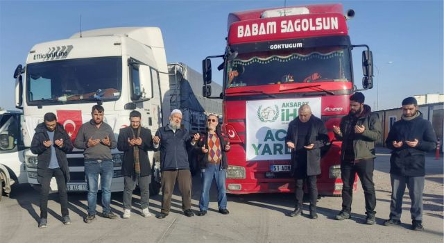 Aksaray İHH’den Tır Dolusu İyilik