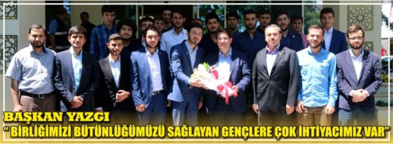 Başkan Yazgı Birliğimizi Bütünlüğümüzü Sağlayan Gençlere Çok İhtiyacımız Var