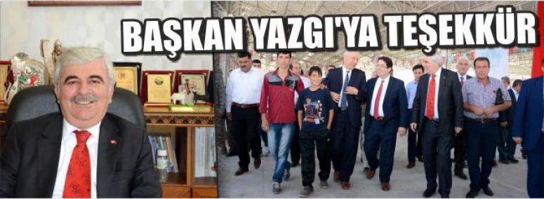 Başkan Yazgı’ya Teşekkür