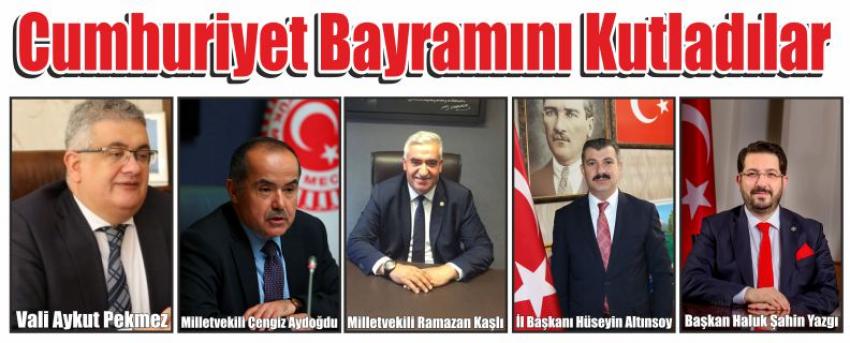 Cumhuriyet Bayramını Kutladılar