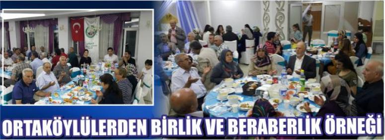 Ortaköylülerden Birlik Ve Beraberlik Örneği