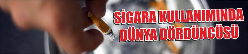 Sigara Kullanımında Dünya Dördüncüsü