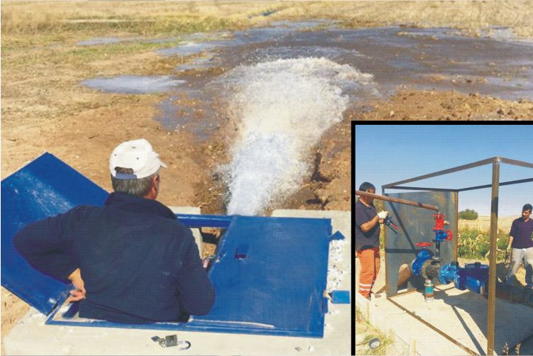 2 Bin Dekar Alanı Sulayacak Tesis Tamamlandı