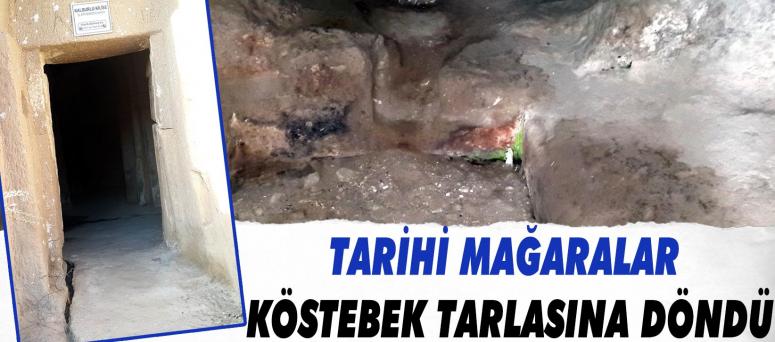 Tarihi Mağaralar Köstebek Tarlasına Döndü