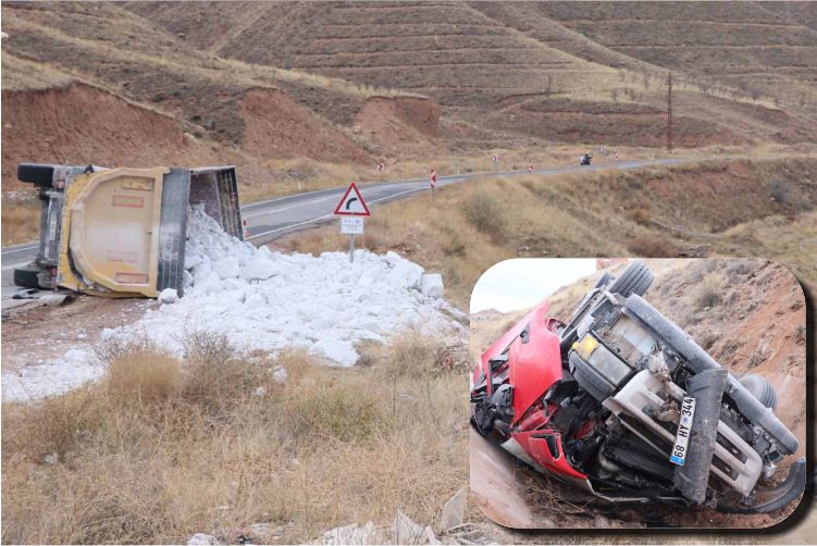 Tır’ın Kopan Kupası Sulama Kanalına Düştü