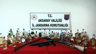 Jandarmadan Sahte Alkol Üreticisine Baskın