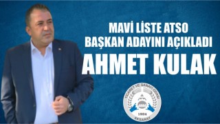 MAVİ LİSTE ATSO  BAŞKAN ADAYINI AÇIKLADI AHMET KULAK 