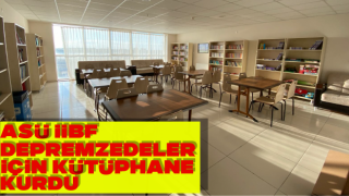 Asü İibf Depremzedeler İçin Kütüphane Kurdu