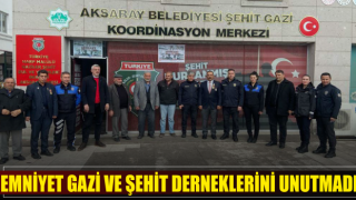 Emniyet Gazi Ve Şehit Derneklerini Unutmadı