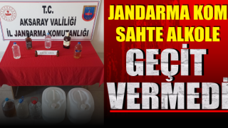 Jandarma Kom Sahte Alkole Geçit Vermedi