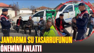 Jandarma Su Tasarrufunun Önemini Anlattı