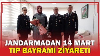 Jandarmadan 14 Mart Tıp Bayramı Ziyareti