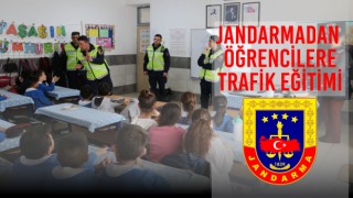 Jandarmadan Öğrencilere Trafik Eğitimi