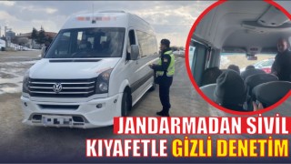 Jandarmadan Sivil Kıyafetle Gizli Denetim