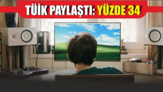 TÜİK Paylaştı: Yüzde 34