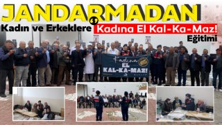 Jandarmadan Kadın ve Erkeklere “Kadına El Kal-Ka-Maz!” Eğitimi