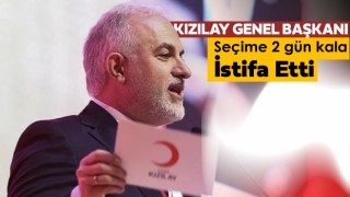 Kızılay Genel Başkanı Seçime 2 Gün Kala İstifa Etti