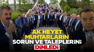 Ak Heyet, Muhtarların Sorun ve Taleplerini Dinledi