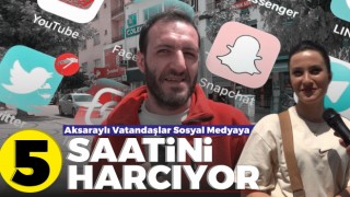 Aksaraylı Vatandaşlar Sosyal Medyaya 5 Saatini Harcıyor