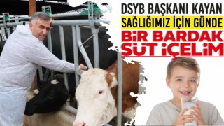 DSYB Başkanı Kayan: Sağlığımız İçin Günde Bir Bardak Süt İçelim